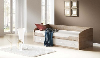 Кровать с 2 ящиками Прованс BMS 100х200 см