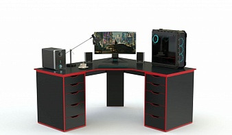 Геймерский стол Ньютон-3 BMS черного цвета