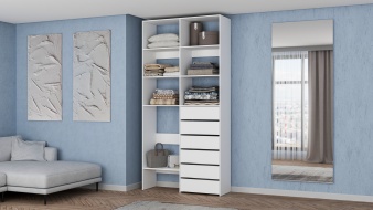 Стеллаж для одежды Мирта 39 BMS