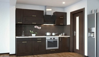Кухня Катрин-2 BMS коричневого цвета