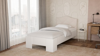 Кровать Crystal BMS из велюра