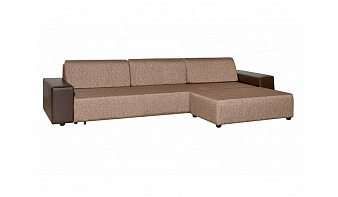 Угловой диван Малибу BMS коричневого цвета