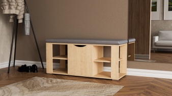 Тумба для обуви Ева FSR52 BMS банкетка