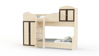 Детская двухъярусная кровать Дейли BMS со шкафом