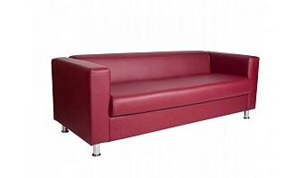 Офисный диван Блюз 1.1 BMS тип - прямой, материал - кожа