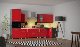 Кухня Анна BMS красного цвета