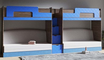 Кровать с диваном Софти 05 BMS по индивидуальным размерам