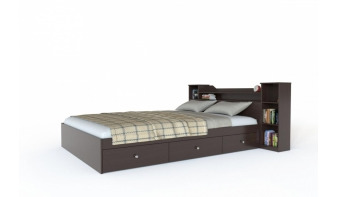 Двуспальная кровать с полками Молли 46
