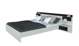 Кровать с полками Лия 3 BMS 160x190 см