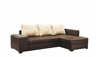 Угловой диван Мадейра 1 BMS коричневого цвета