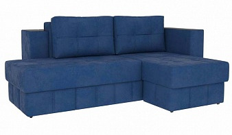 Угловой диван Нова Люкс У BMS синего цвета