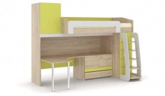 Детская кровать-чердак Киви К8 BMS со столом