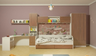 Детская комната Грейс 8 BMS по индивидуальным размерам