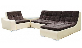 Угловой диван Плаза BMS коричневый
