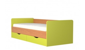 Кровать цветная BMS 80х190 см с ящиками