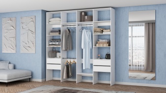 Широкий Стеллаж для одежды Мирта 66 BMS