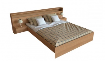 Кровать с полками Лия 5 BMS 160х200 см