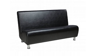 Офисный диван Милана Мини BMS тип - прямой, цвет - черный