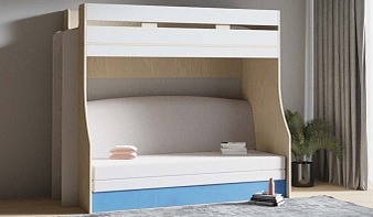 Детская кровать с диваном Шайн 2C BMS по индивидуальным размерам