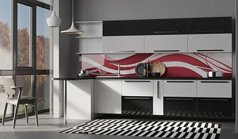 Кухня с барной стойкой Модульная-1 BMS минимализм