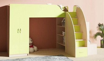 Кровать детская Порто 2 BMS с лестницей