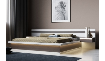 Двуспальная кровать с подсветкой Сара-12