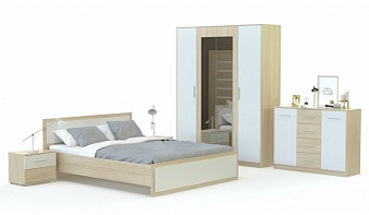 Спальня Анита со шкафом BMS светлая