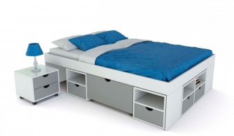 Кровать Ева-10 BMS 120х200 см с ящиками