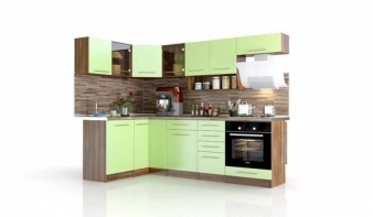 Кухня Арина 33 BMS зеленого цвета