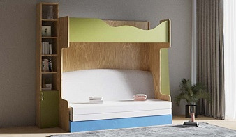 Кровать чердак с диваном Сюрприз 25 BMS по индивидуальным размерам