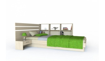 Двуспальная кровать с полками Молли 41