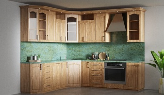 Угловая кухня Ульяна-9 в классическом стиле