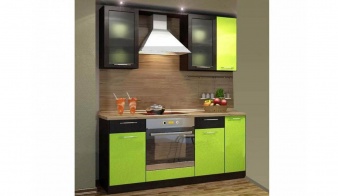 Кухня Фантазия BMS зеленого цвета