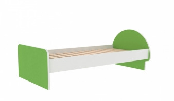 Зеленая Детская кровать ДУ-КО12-3 BMS