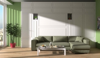 Шкаф-кровать с диваном Классика BMS