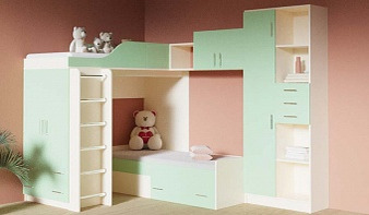Детская кровать Марта-138 BMS со шкафом