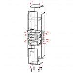 Чертеж Пенал для ванной Жако 7 BMS