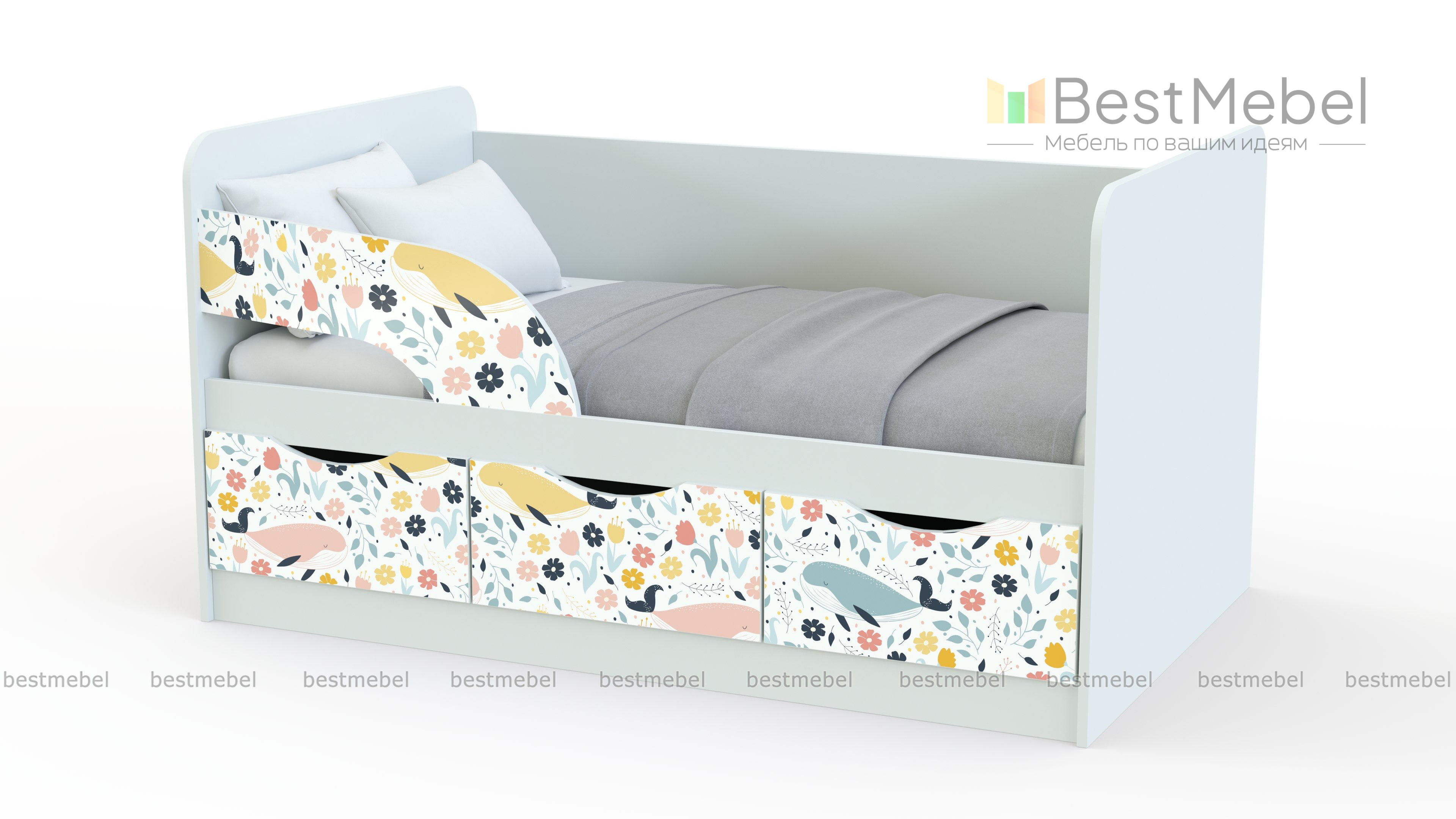 Кровать детская Дельта-3 BMS