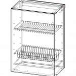 Схема сборки Шкаф верхний с 1-ой дверцей Мега BMS