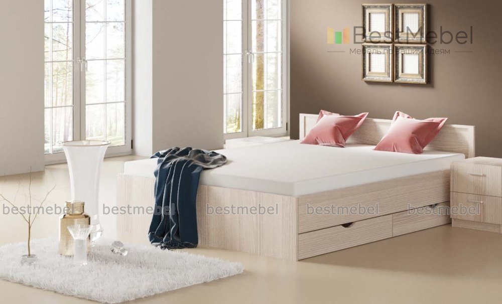 Двуспальная кровать Мелисса 1 BMS