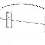 Чертеж Бортик для кровати Салли BMS