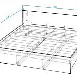 Чертеж Кровать Лилия BMS