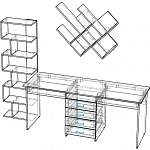 Чертеж Уголок школьника Тенд УШ-2Я-05 BMS