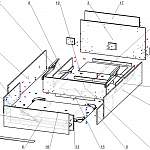 Схема сборки Двуспальная кровать Селена Evo BMS
