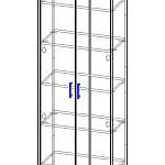 Чертеж Шкаф распашной Престиж 2 BMS