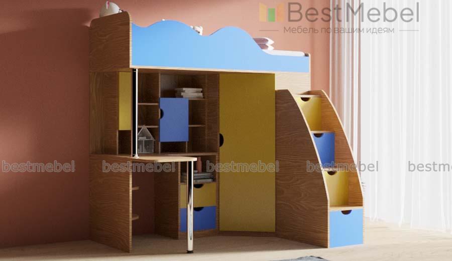 Детская кровать-чердак Престон 5 BMS - Фото