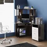 Угловой компьютерный стол Веста с тумбой BMS - Фото 2