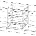 Чертеж Комод Martina-1 BMS