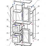 Схема сборки Шкаф №2 Рамочный ГР/Р-01-б BMS