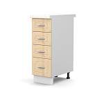 Шкаф нижний с 4-мя ящиками Настя BMS - Фото 10